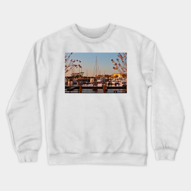 Northern Riverfront Crewneck Sweatshirt by Cynthia48